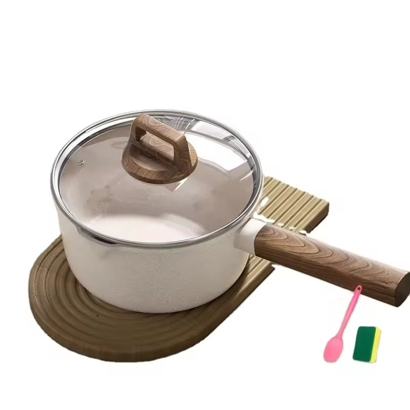 Grâu, orez, piatră, cămin, oală pentru studenți, oală crescută pentru bebeluși, pentru gospodărie pentru copii, lapte fierbinte, cu tăiței instant