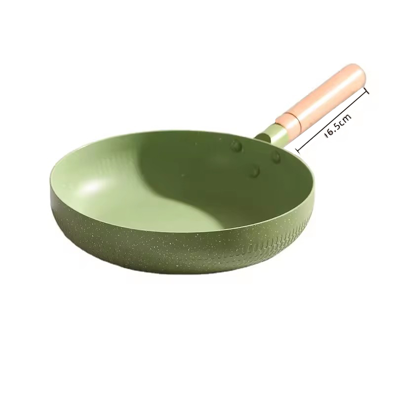 Eco-friendly 24cm 26cm 28cm 30cm tigaie din aluminiu antiaderență cu logo personalizat